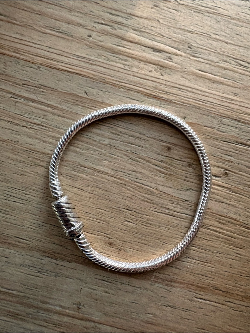 Pandora easy close magnetic clasp Bracelet - Silver (size 6.3)